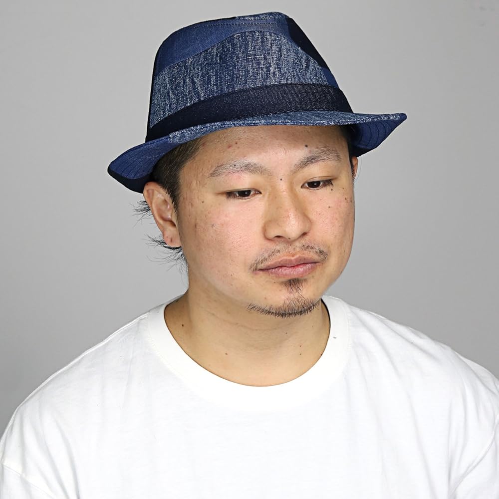 貴重CUNE デニムハット　中折れハット 貴重CUNE デニムハット 中折れハット
